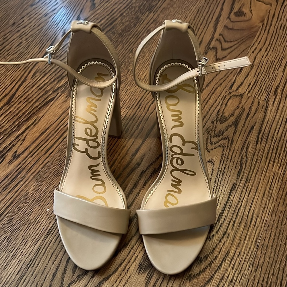 Sam Edelman nude heels size 9